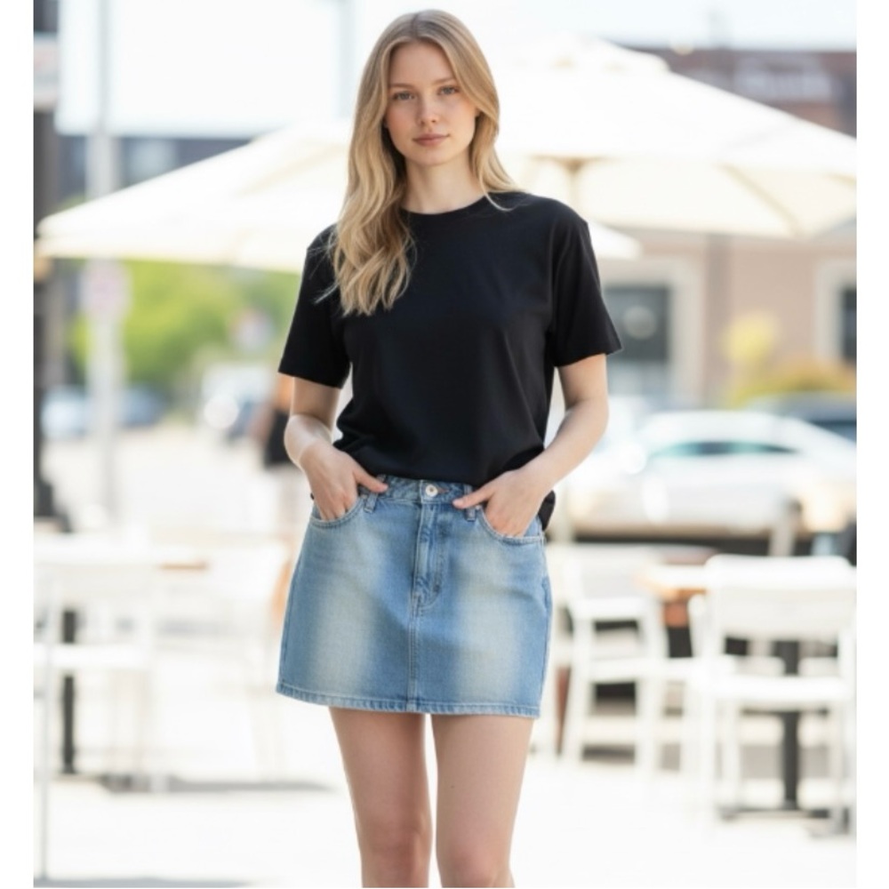 Wild Fable 2 Tone Denim Skirt Size 10